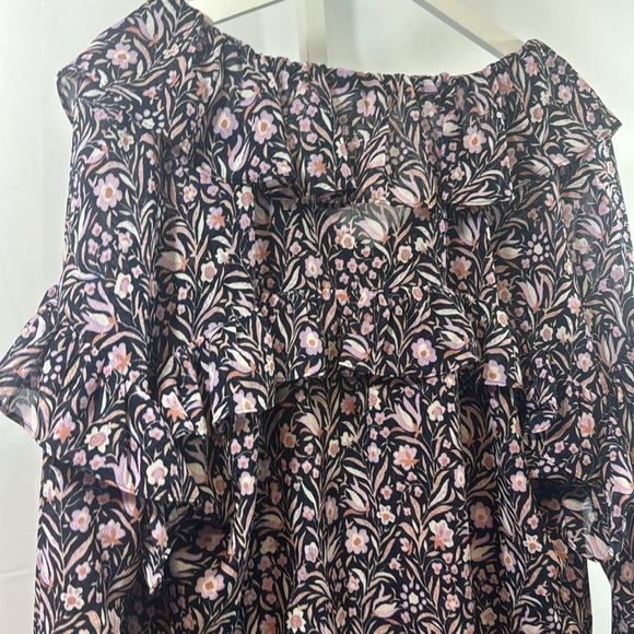 J Crew Ruffle Chiffon Top - Picture 10 of 11